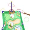 3In1 Outdoor Games for Children Kids Golf Set Toy Sports Golf Putting Practice Mat Bean Toss Bag Leisure Time Corn Hole Set