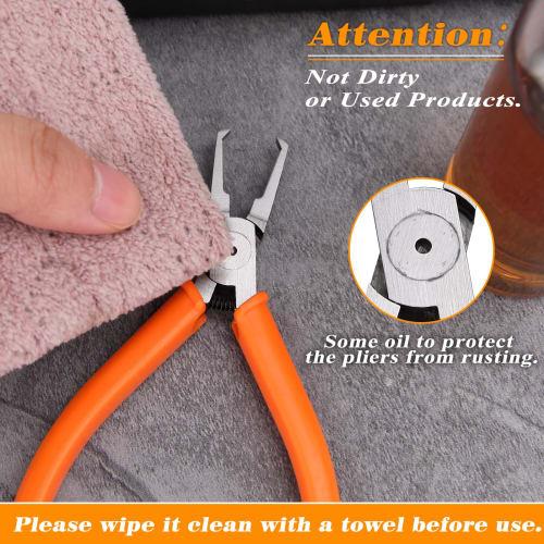 SPEEDWOX 112mm Plastic End Nippers, Small, Powerful, Straight Blade, Precision End Nippers for Plastic, Printed Circuit Boards, Miniature End Nippers,