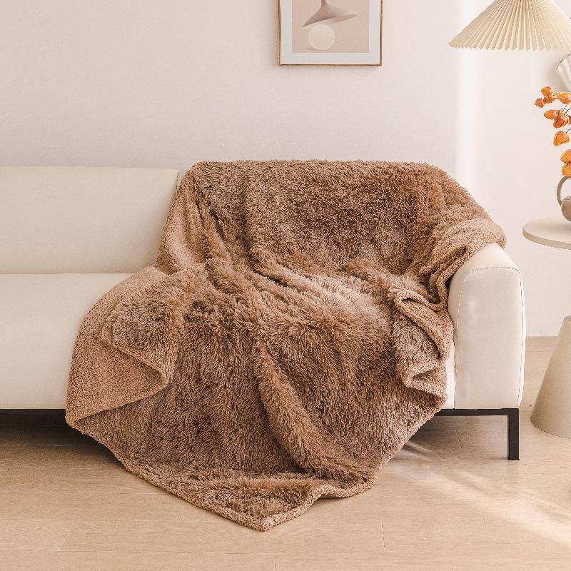 Pet Waterproof Blanket Flannel Shu Cotton Lint Sherpa Thickened Pet Blanket Kennel