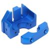 Extruder Mount Block Blue Full Metal Anodized Aluminum Alloy for CR‑10 3D Printers