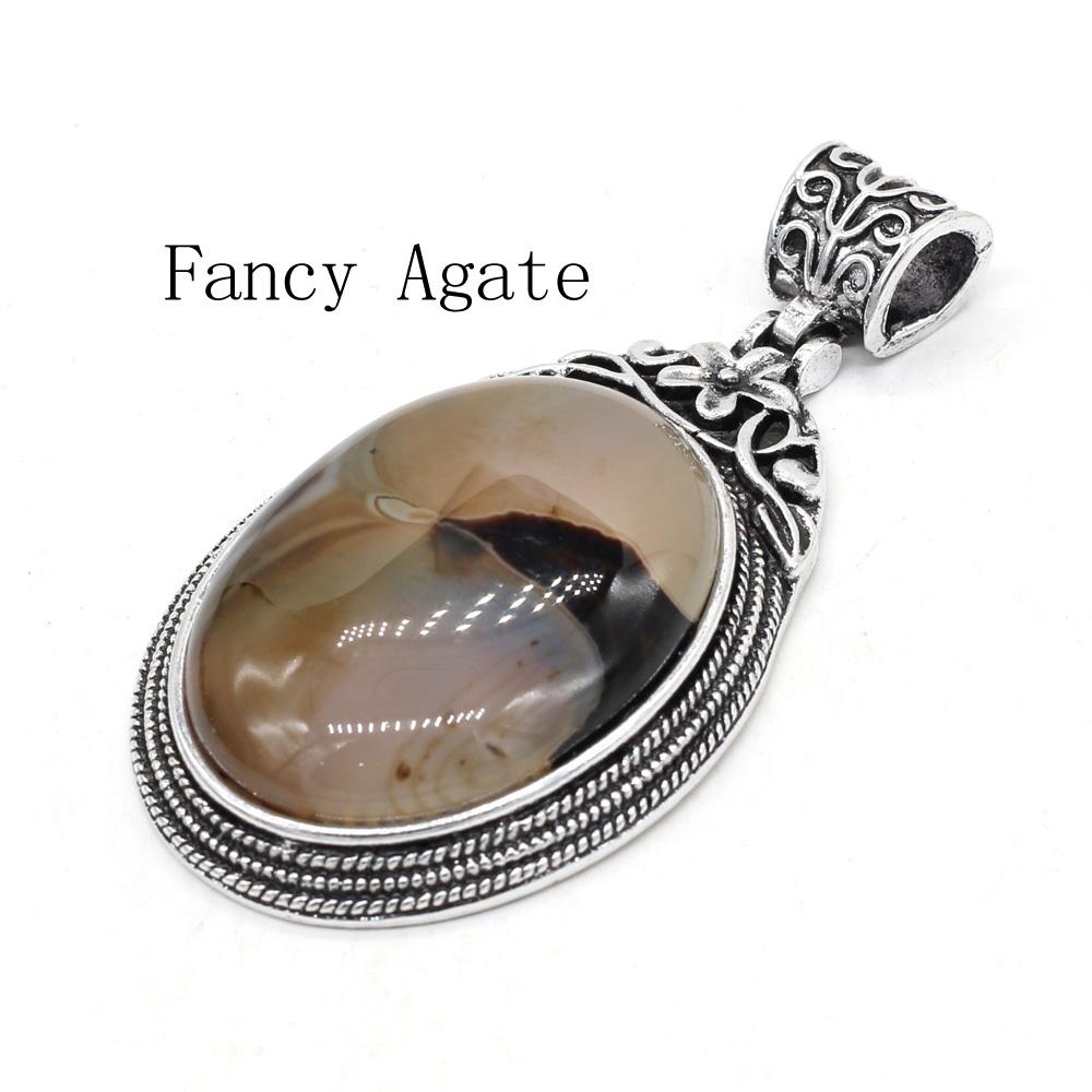 1 шт. винтажный овальный хрустальный кулон в богемном стиле — фото 22