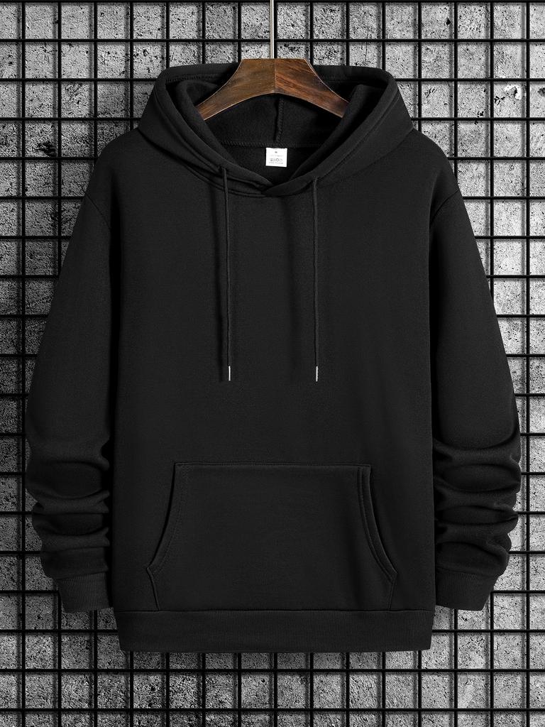 Vintage Oriental Coiled Dragon Red Fire Detail Graphic Solid Black Oversized Hoodie for Men, Hip Hop Daily Sports Streetwear Hooded Sweatshirt