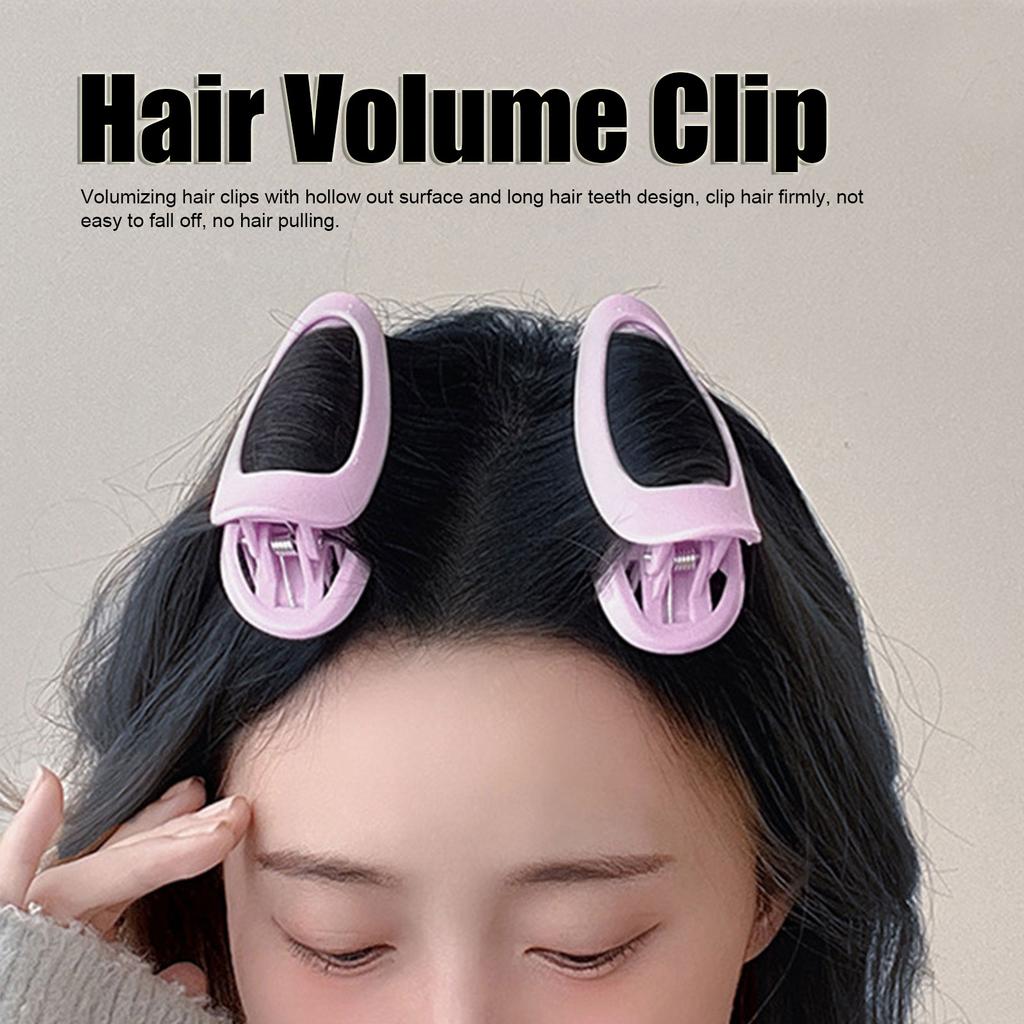 4 szt. Klipsy do podnoszenia włosów u nasady, powierzchnia ażurowa, długie zęby, odporne na ciepło, klipsy do zwiększania objętości włosów