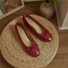 Fashion 2025 Genuine Leather Women Shoes Fashion Butterfly-knot Spring and Autumn Pumps Slip-On Casual Shoes Chunky Heel Size 34-40