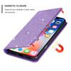For iPhone 17 Air Case Glittery PU Leather+TPU Card Slot Phone Cover