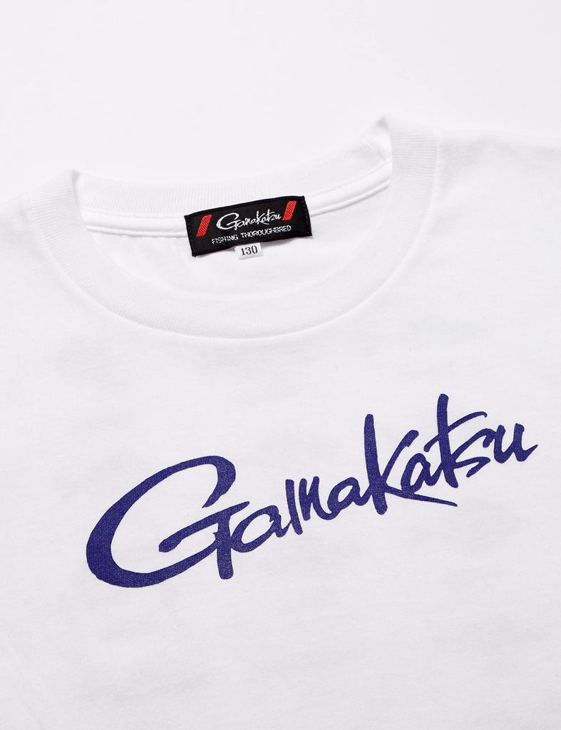 Gamakatsu GM3576 Bílé dětské tričko 130 (psací logo)