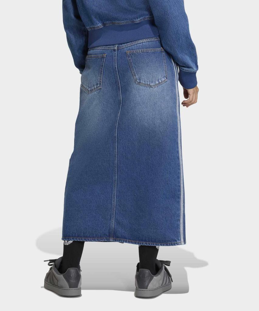 adidas 3-Stripe Pencil Denim Skirt - Medium Vintage Denim / Kd2908