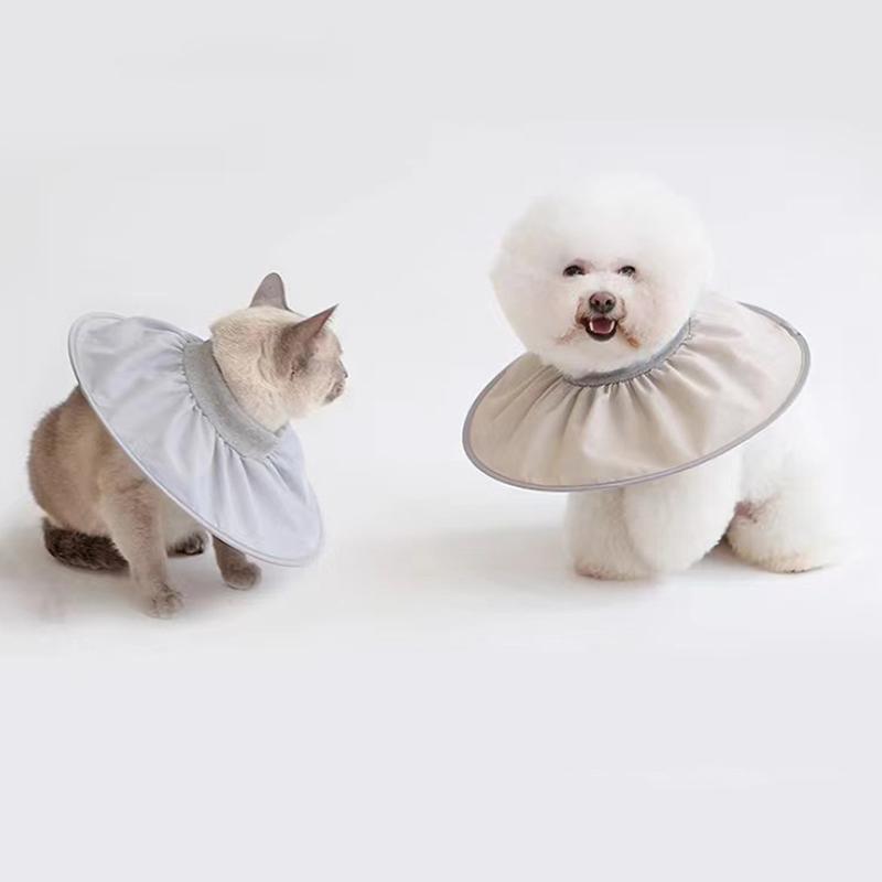 Cat Elizabethan Adjustable Collar Pet Dog Neck Cone Recovery Collar Anti-bite Protective Medical Neck Ring Pet Recovery Collar