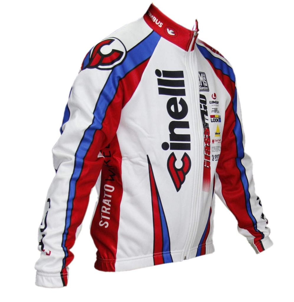 Cinelli Glassn GO Team Cycling Size for Road Bikes and MTB Jacket, M, 605047200032,