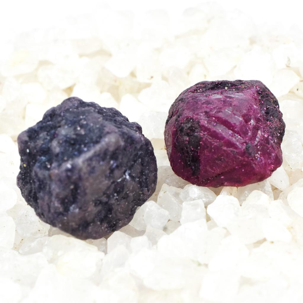 Natural Purple Sapphire 49ct Rough Certified Loose Gemstone