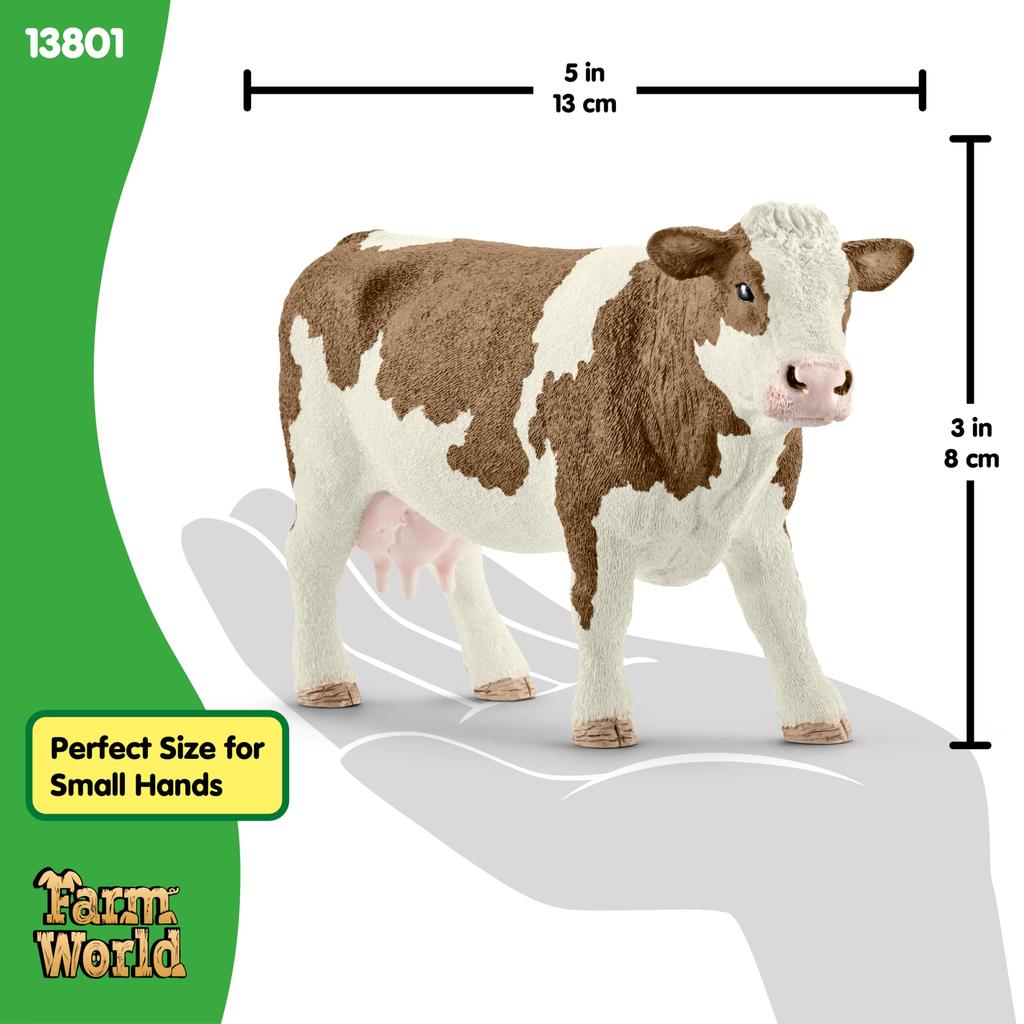 Schleich Farm World Simmental Cow (Female) Figure 13801