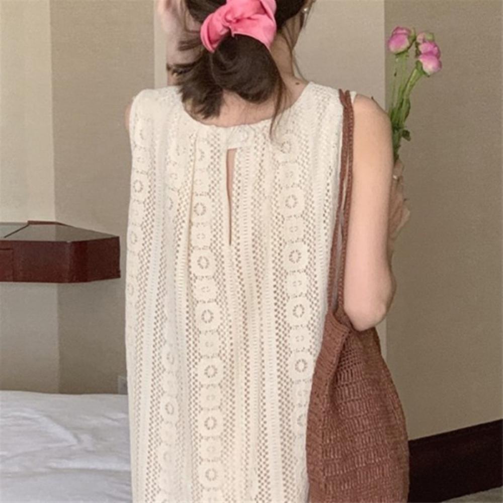 New ArrivalS Open Run Women S Embroidered Split Back Button Ivory SleeveleSS Max
