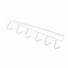 Multifunction Kitchen Storage Rack Cupboard Shelf Hanging Hook Wardrobe Organizer Holder White