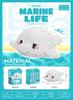 Penguin Sea Animals 3d Constructor Model Building Set Fish Mini Bricks Building Blocks Toy for Children Girls 7 to 10 Year Gifts