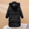Down Jacket Women's Mid-length New Winter Thickened Over-the-knee Korean Style Loose Cotton-padded Jacket