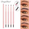 Eyebrow Pencil Extremely Fine 0.5mm Triangle Eyebrow Pencil Waterproof and Sweatproof Eyebrow Pencil for Beginner, Smudge-proof Eyebrow Pencil