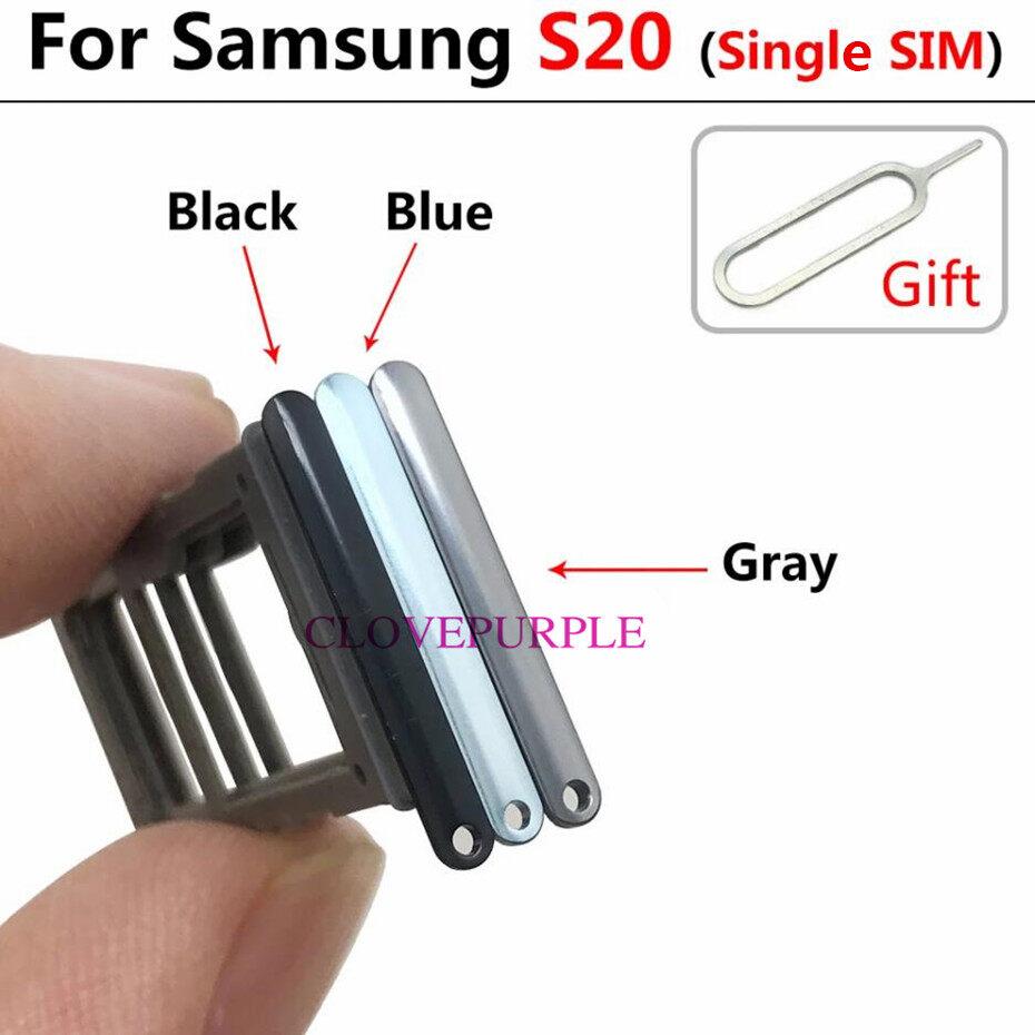 

1 шт. Новый держатель слота для одной двойной SIM-карты для запасных частей Samsung S20