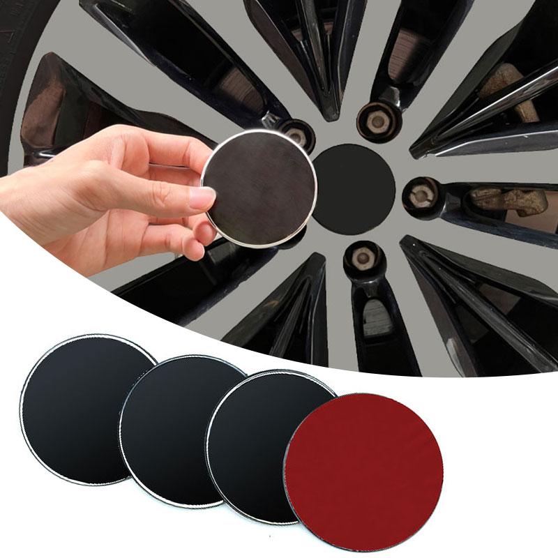 4pcs With Logo Car Wheel Center Hub Caps Emblem Sticker Decals for Dodge SRT Car Accessories Strong adhesion Not easy to fall