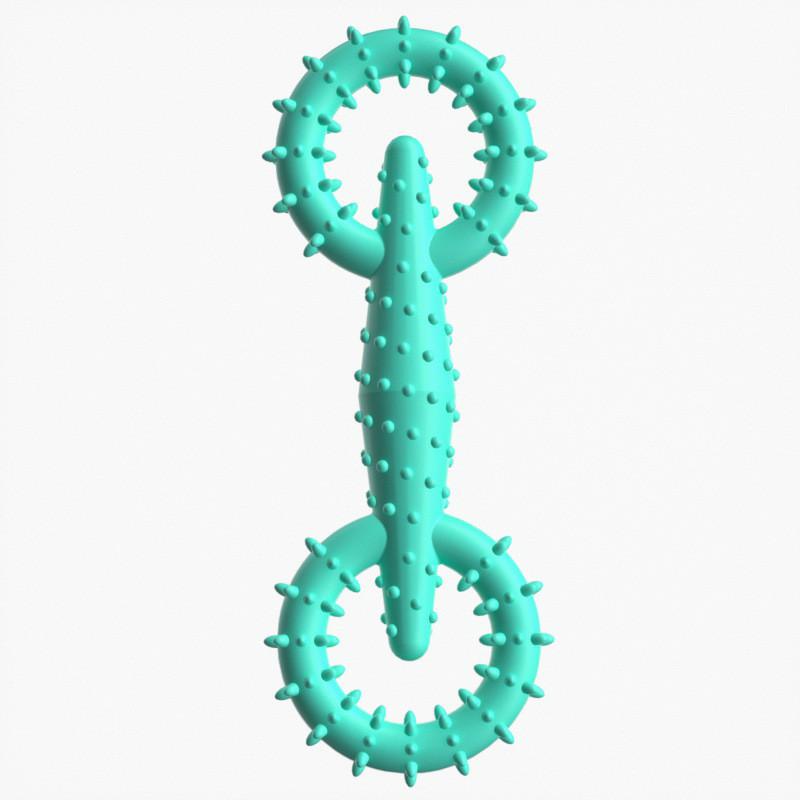 Neues Haustier-Kauspielzeug, Zugring-Hundezahnbürsten, Lustiges interaktives Hundespielzeug, Verschleißfest, Bissfest, Leicht zu reinigen, Trainings-Interaktive Materialien,