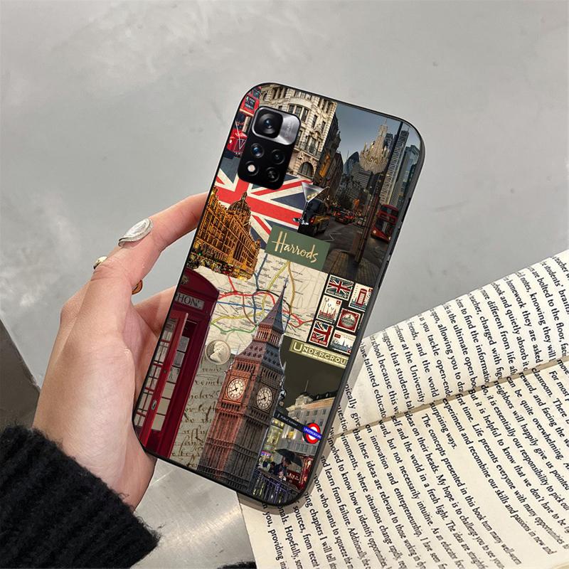 London aesthetics Funda Phone Case For Xiaomi Redmi note 14 Pro 14 13 12 11 10 Pro 14S 12S 11S Redmi 14C 13C 10