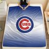 Chicago Cubs Flannel Blanket, High quality Comfortable for All Seasons, Home Decor, Warmth and Comfort