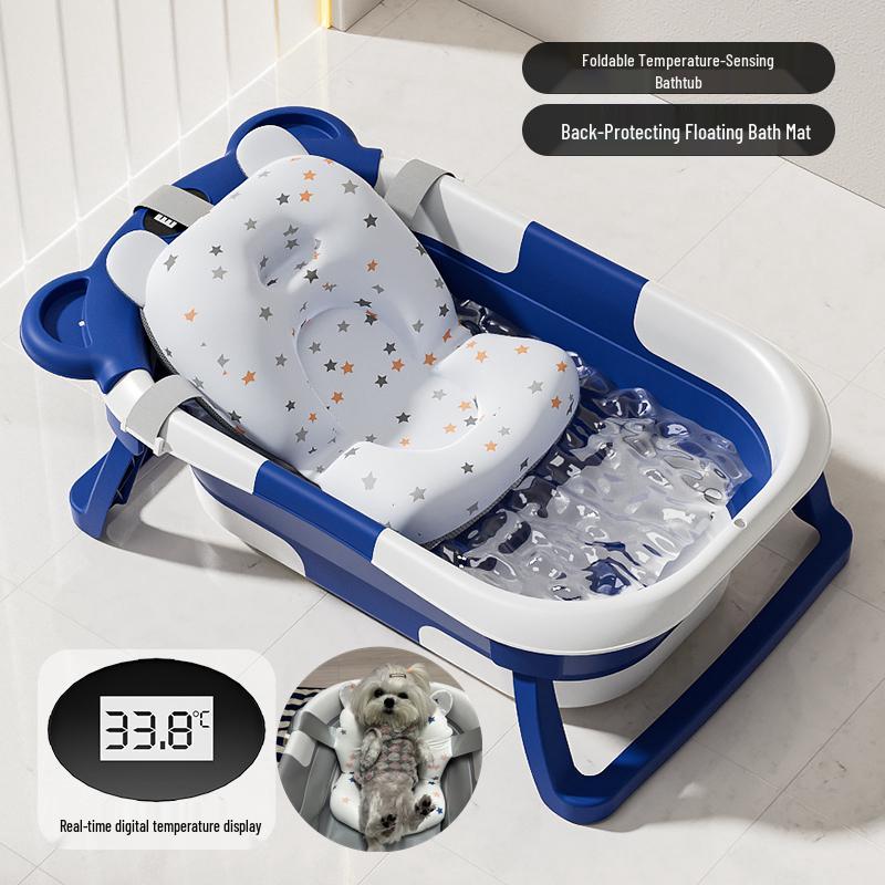 Faltbare Anti-Flucht-Haustier-Badewanne für Katzen & Kleine Hunde
