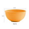 TK Exclusive Wheat Straw Bowl: 15cm Macaron Color, Vertical Stripe Design, Customizable with Logo