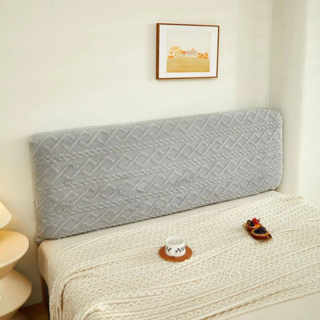 Dustproof Bed Cover Soft Touch Headboard Cover, Back Protection Elastic All Inclusive Fashionable Home Supplies