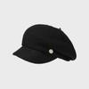 Wool Octagonal Cap Autumn Winter Women's Beret Painter's Cap