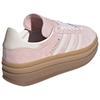 adidas Originals Gazelle Bold Klassische Bequeme Sneaker Damen Sneaker Rosa Weiß IH4209