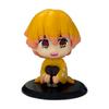 5-10pcs Set Demon Slayer Q Version Sitting Tanjiro Nidouzi Inosuke Zenizu Ghost Doll Anime dolls Figure kid Halloween Gift