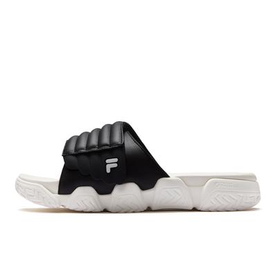 Buster Slipper Fashion Versatile Slide Sandals Men Slippers Black White T12M521805FBS