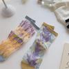 Spring/Summer Ultra Thin Vintage Crystal Silk Stockings for Women Socks for Women Mid-tube Stockings Breathable Cotton Sole Glass Silk Stockings
