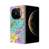Clear Hard PC Phone Case For Honor Magic V3 Vs3 V2 VS2 Folding Transparent Flower Pattern Cover For Huawei Mate X6 X5 X3 X2 Capa