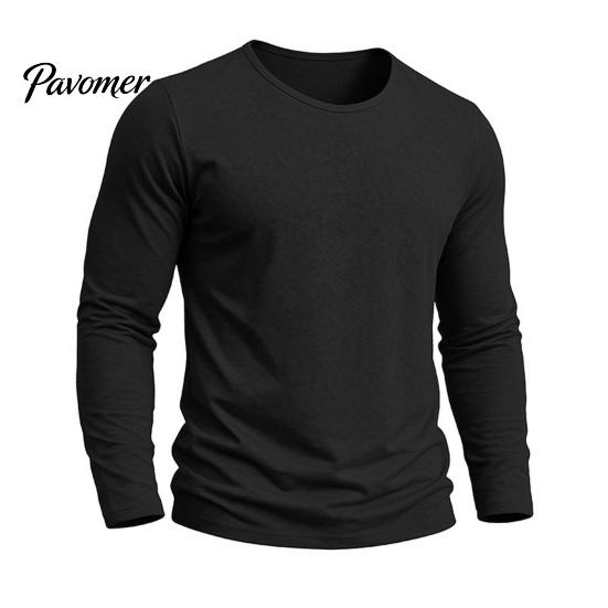 Einfaches Mode Unterhemd Herren Langarm T-Shirt, Baumwolle Leinen Rundhals Hemd, Einfarbige Bequeme Haus Loungewear Farbe Atmungsaktive Basisschicht