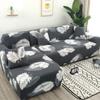 L Shape Corner Sofa Cover Elastic Used For Living Space Printed Cover For Sofa Slipcovers Elasticized 1 /2 /3 /4 Seat