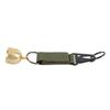 Bear Bell Thickened Webbing Brass with Snap Hook Clear Sound Keychain Bell for Outdoor Climbing Backpack Camping Army