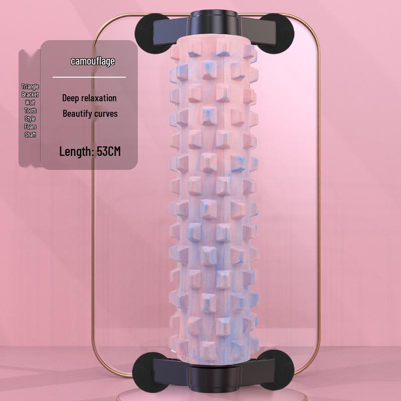 Absorbable Foam Roller Stand for Muscle Relaxation and Meridian Dredging Yoga Exercises.