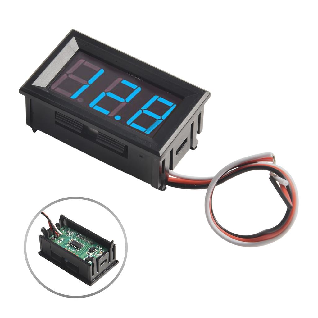1pcs LED Digital Voltmeter 0.56 Inch 3 Wire LED Digital DC Voltmeter DC0V-30V Reverse Connection Protection