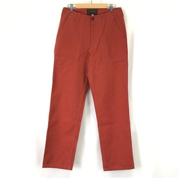

USED/Made in Japan GOWEST 3751 Cotton Nylon Baker Pants 1 Men S L79 Orange Light Trousers cBH566