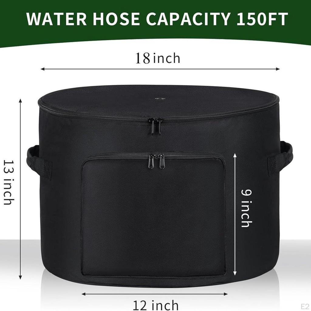 Torba do przechowywania węża ogrodowego Ochrona z uchwytem do przenoszenia Wytrzymały organizer z tkaniny Oxford Drut