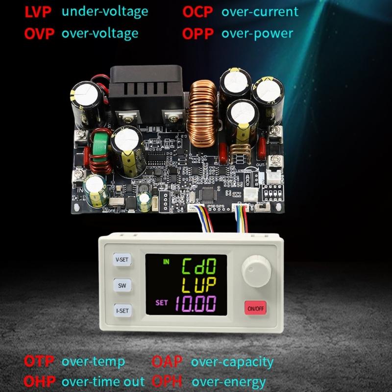 Precise Adjustable Direct Current Power Supply Module, 125V/2000W, Constant Voltages and Current for Electronic Projects