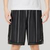 Nike Pruhované šortky se stahovací šňůrkou na basketbal, běh, trénink, prodyšné, volné, ležérní, pánské šortky, černé DX0254-010