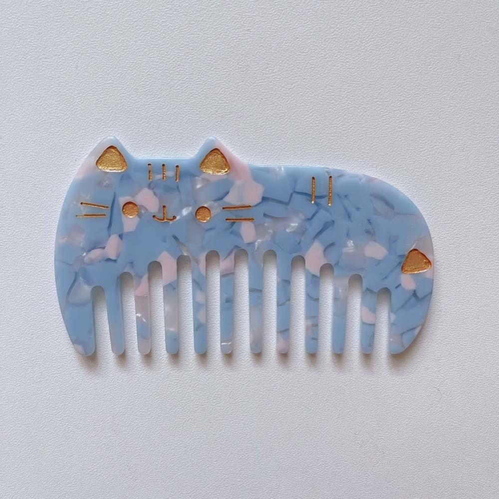 

Cartoon Makeup Comb Cat Hairdressing Combs Creative Acetic Acid Comb Student Style 5