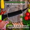 Non-slip Fish Scale Scraper Stainless Steel Fish Fillet Cutting Knife Rubber Handle Multifunctional Fishing Knife Fishing Tool Fishing Gear