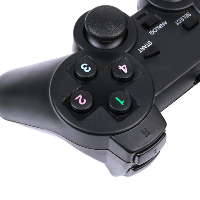 Usb Wired Pc Game Controller Gamepad For Winxp/Win7/Win8/Win10 Joypad For Pc Windows Computer Laptop Black Game Joystick