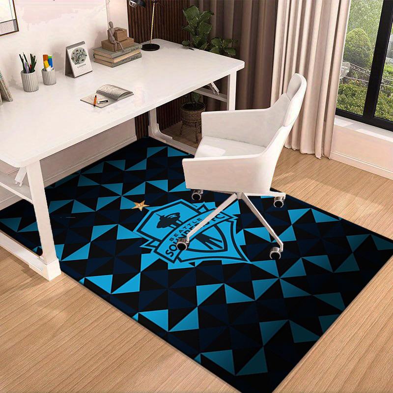 Fc Crest Design Printed Area Rug for Office, Chair Rug, Decorative Carpet Floor Mat, Large Size Fan gifts Christmas gifts