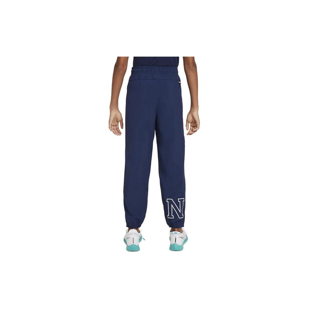 Nike Knitted Sports Pants With Letter Print Kids bottoms Dark-Navy FN8293-410