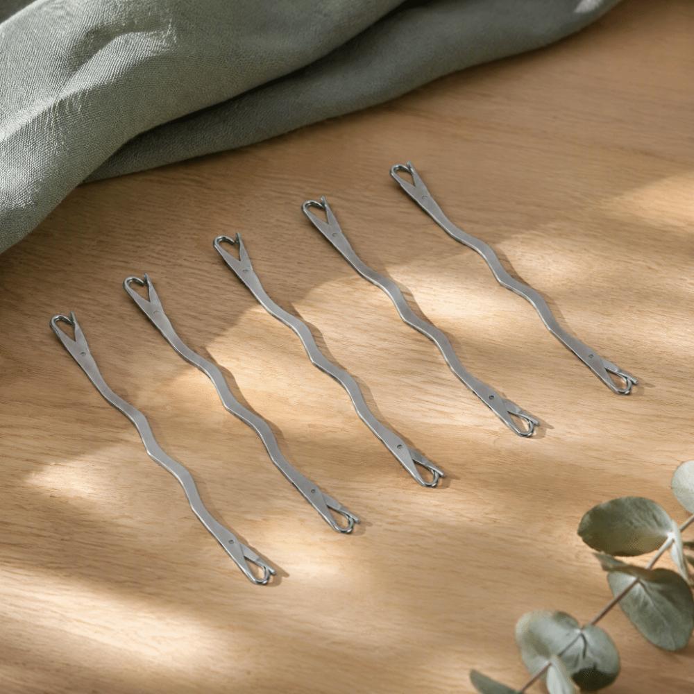 5Pcs Stainless Steel Latch Hook Tool Double-Ended Knitting Needles  Knitting Use