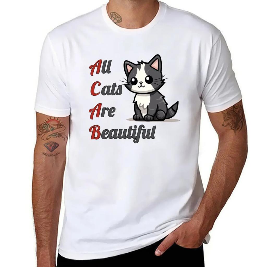 All Cats Are Beautiful TShirt plus sizes basketball graphic tees customizeds shirts graphic tee men